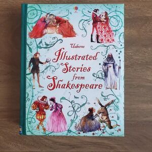 Usborne Illustrated Stories from Shakespeare Illustrated Hardcover Book Fiction